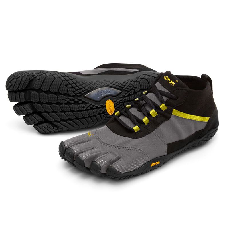 Vibram FiveFingers V-Trek Férfi Túracipő - Fekete/Szürke CKYT856